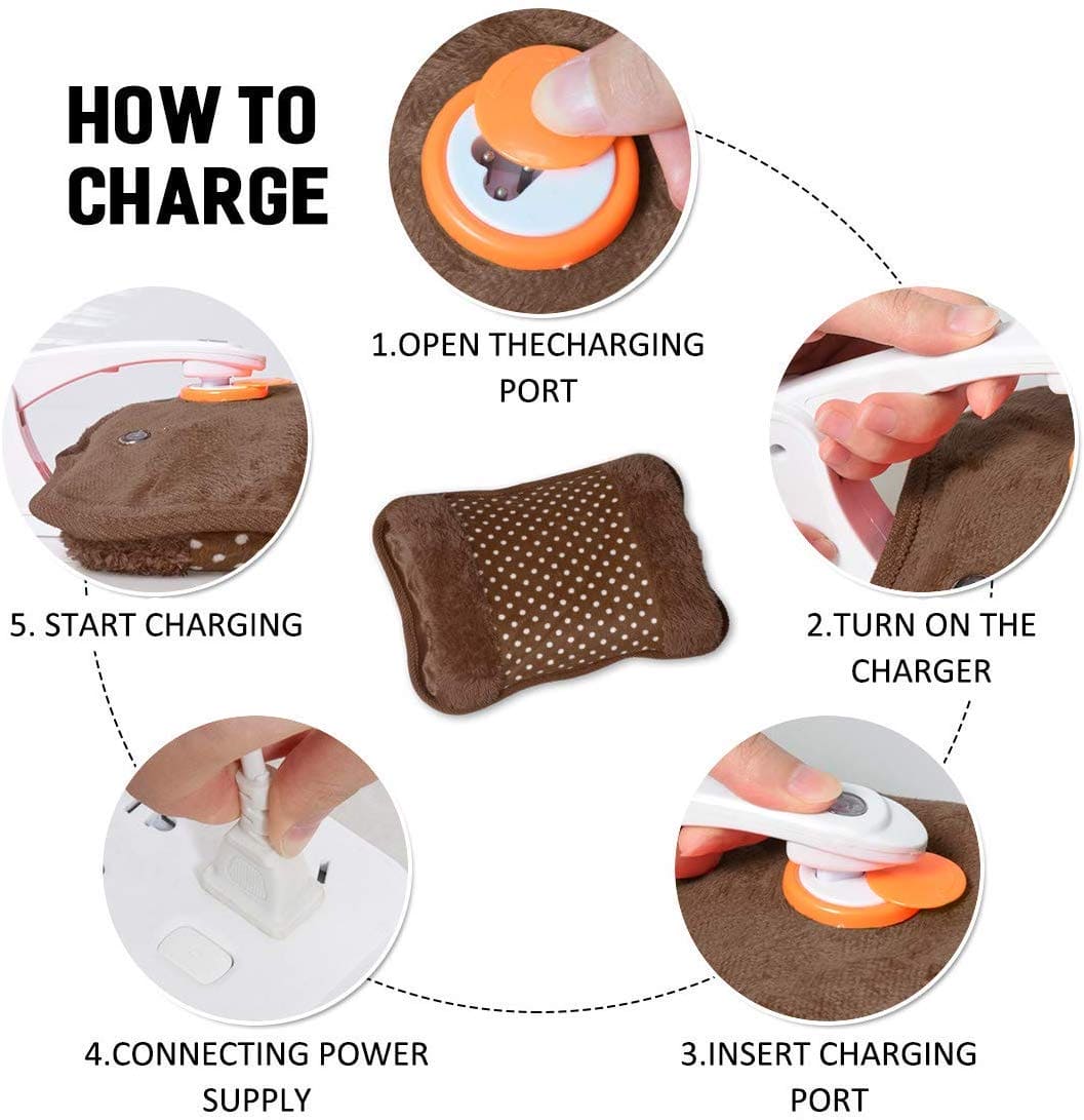 Electric Water Heating Bag, Soft Heating Pad, Rechargeable Hot Water Bag, Water Bag for Pain Relief Winter, Heating Gel Pad-Heat Pouch, Warm Water Bag, Fur Velvet Heating Pad With Hand Pocket Electric Water Heating Bag, Soft Heating Pad, Rechargeable Hot Water Bag, Water Bag for Pain Relief Winter, Heating Gel Pad-Heat Pouch, Warm Water Bag, Fur Velvet Heating Pad With Hand Pocket